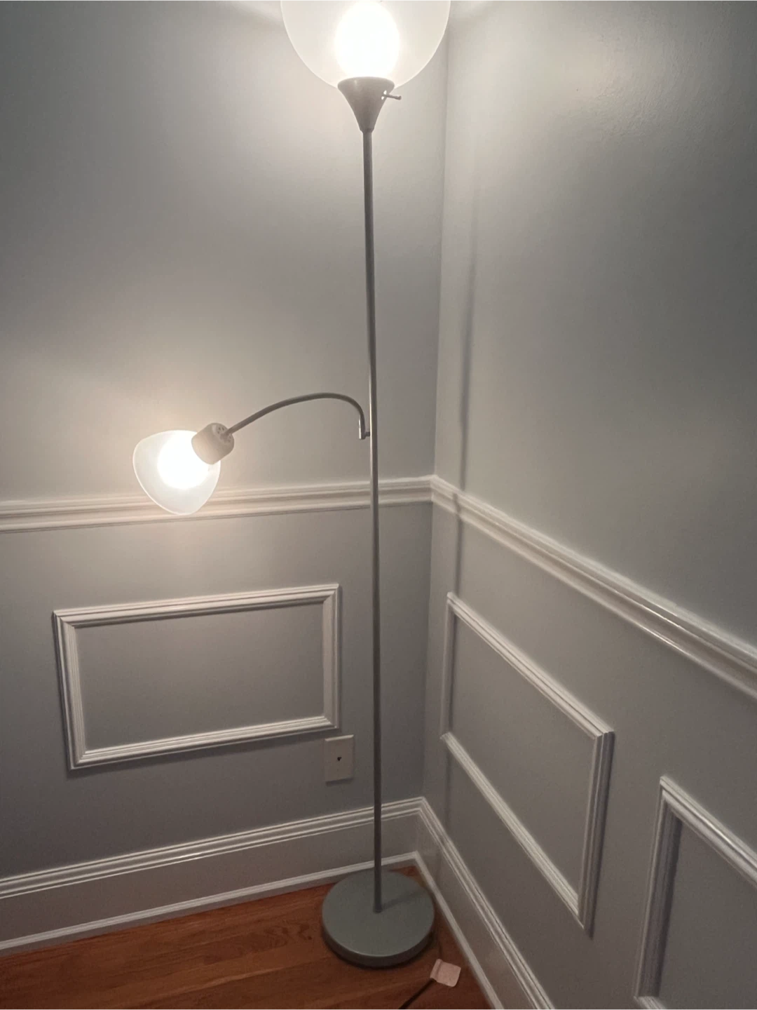 Floor Lamp with Adjustable Reading Light
