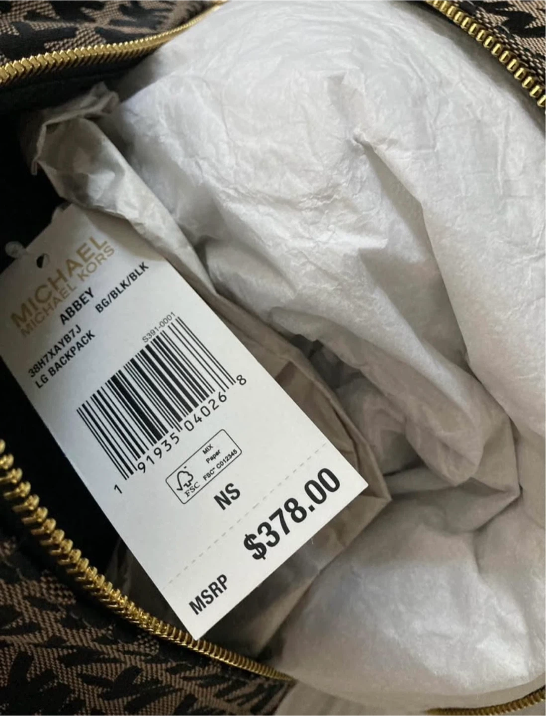Michael Kors Abbey Logo Backpack - photo 4