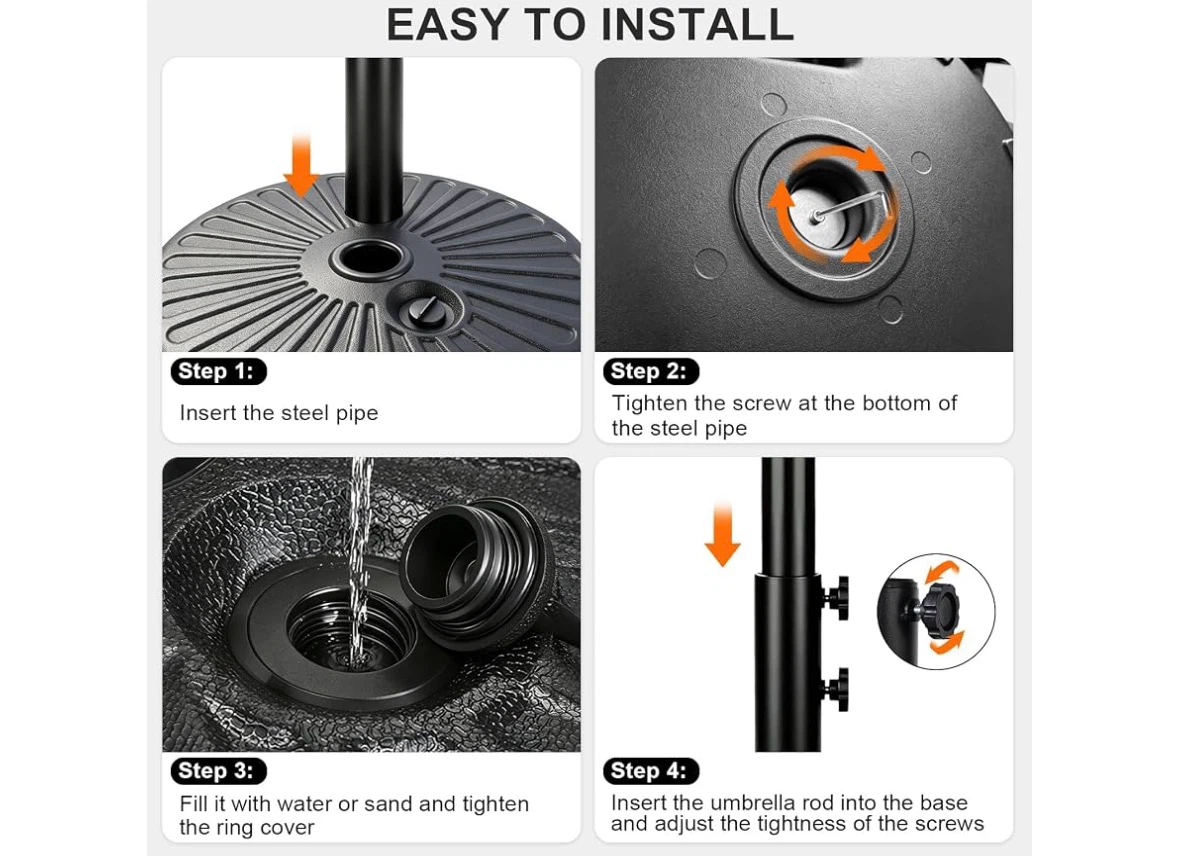 20" Fillable Patio Umbrella Base - photo 5