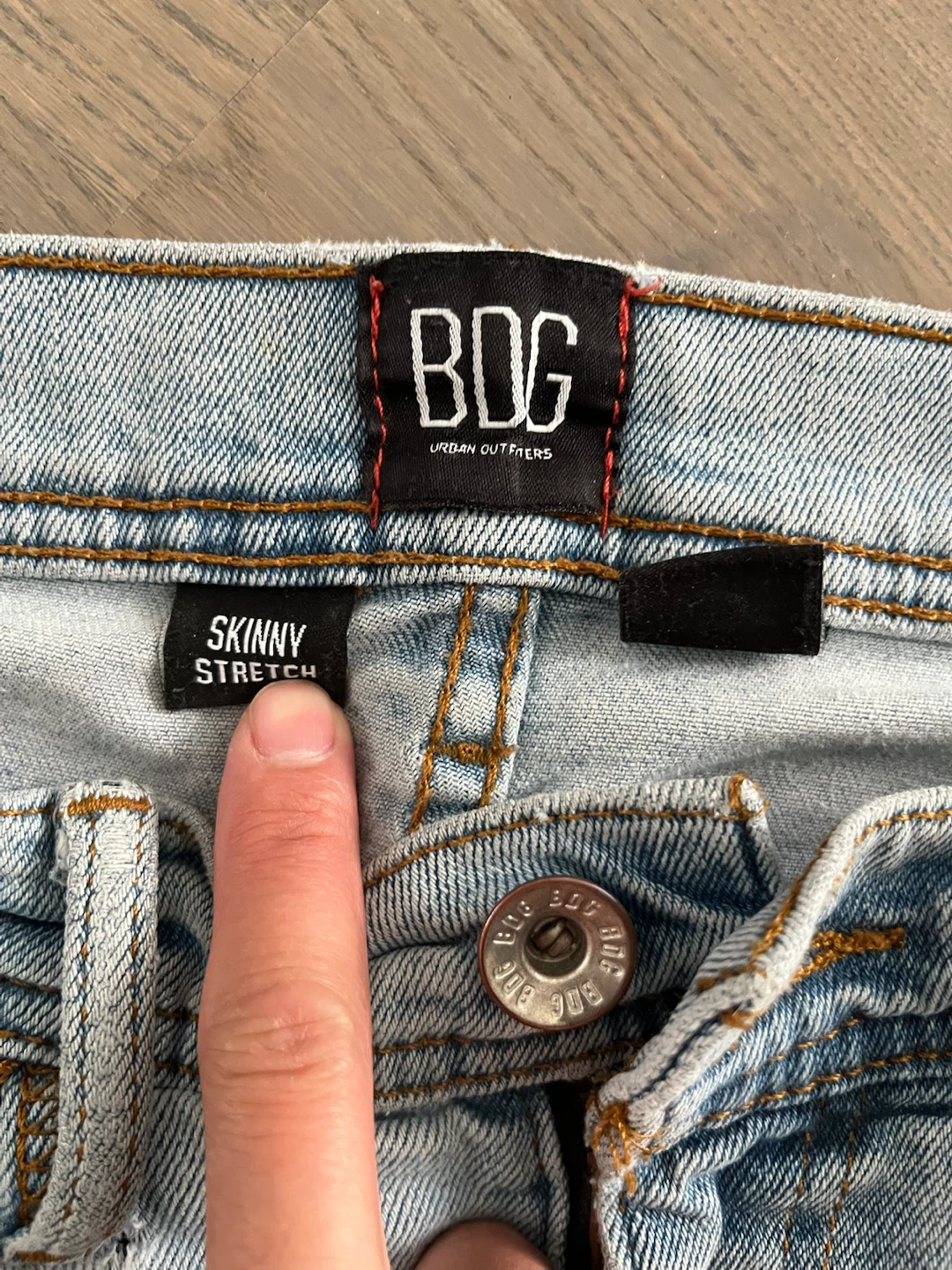 BDG Urban Outfitters Light Wash Skinny Stretch Jeans - photo 2