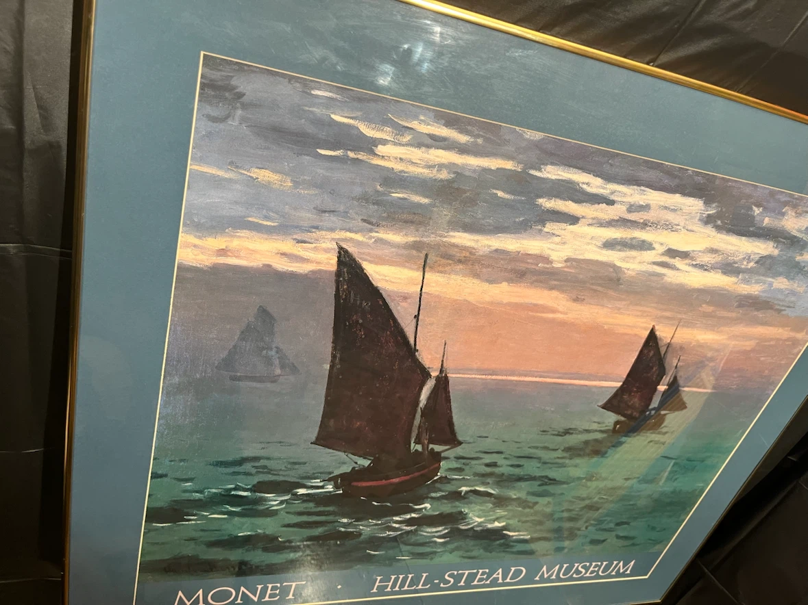 MONET • HIlL-STEAD MUSEUM • “Fishing Boats At Sea”,1868 print - photo 5