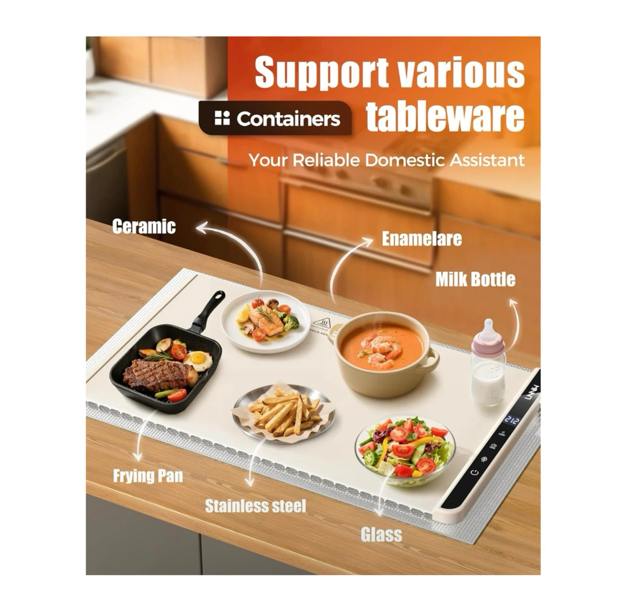 Brand new Food Warming Mat with Heat-Resistant Pad - photo 5