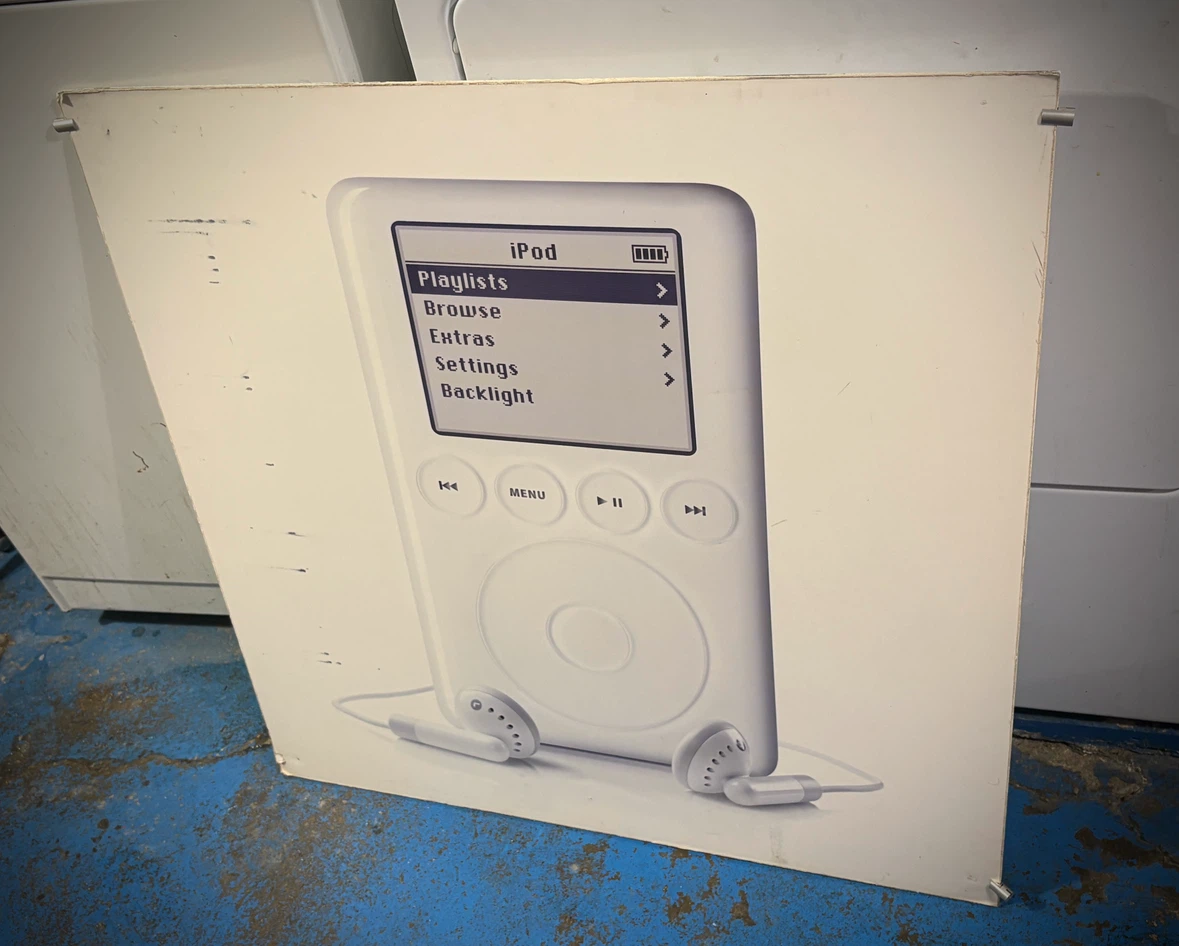 Vintage 2003 Apple Store Retail Display promo Sign - photo 2