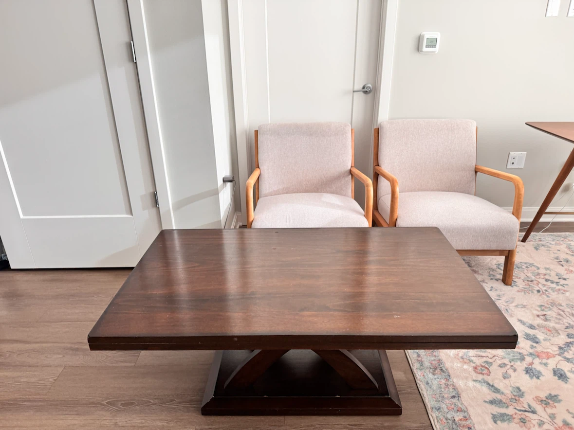 Dark Wood Coffee Table