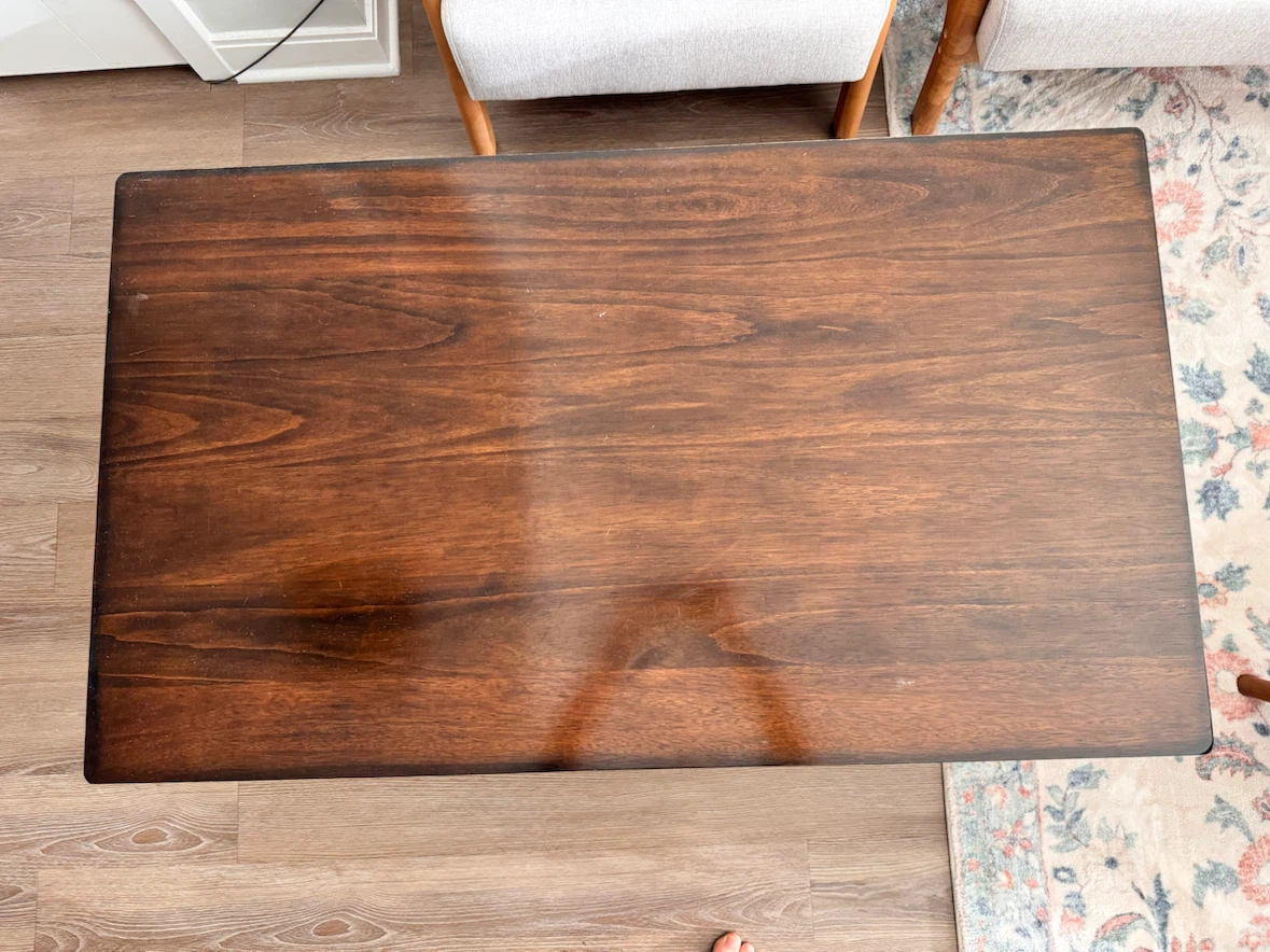 Dark Wood Coffee Table - photo 2
