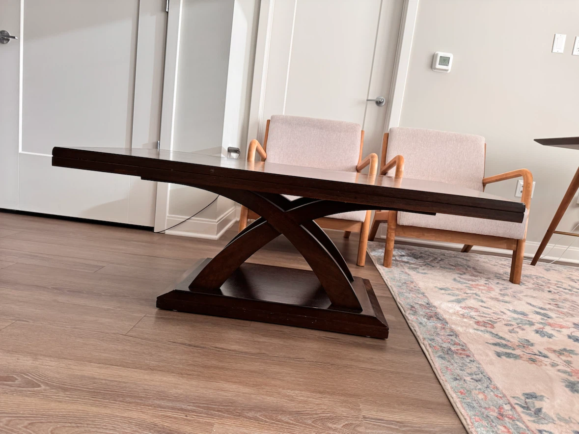 Dark Wood Coffee Table - photo 4