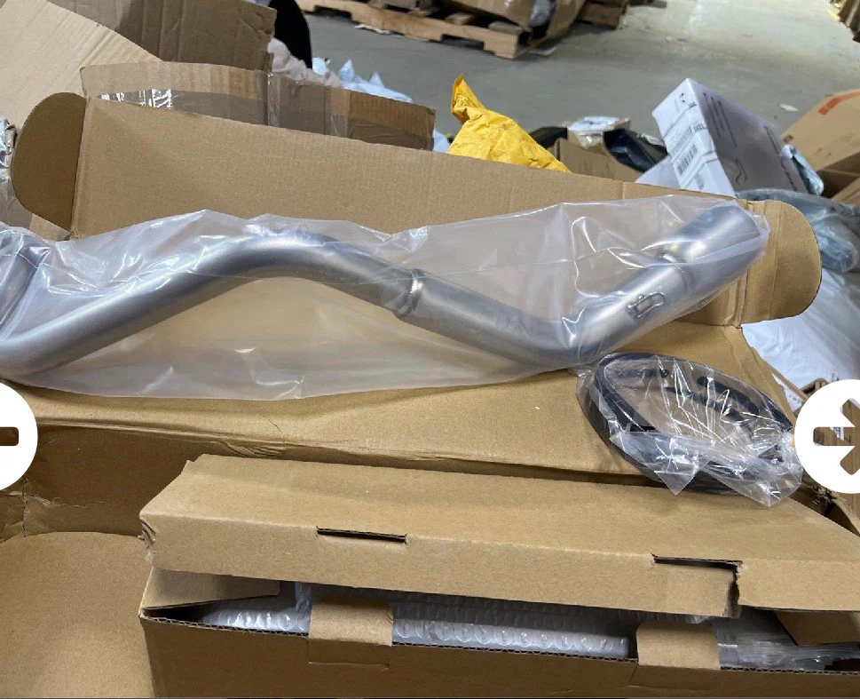 Motorcycle Exhaust Pipe System with Carbon Fibre Look - photo 2