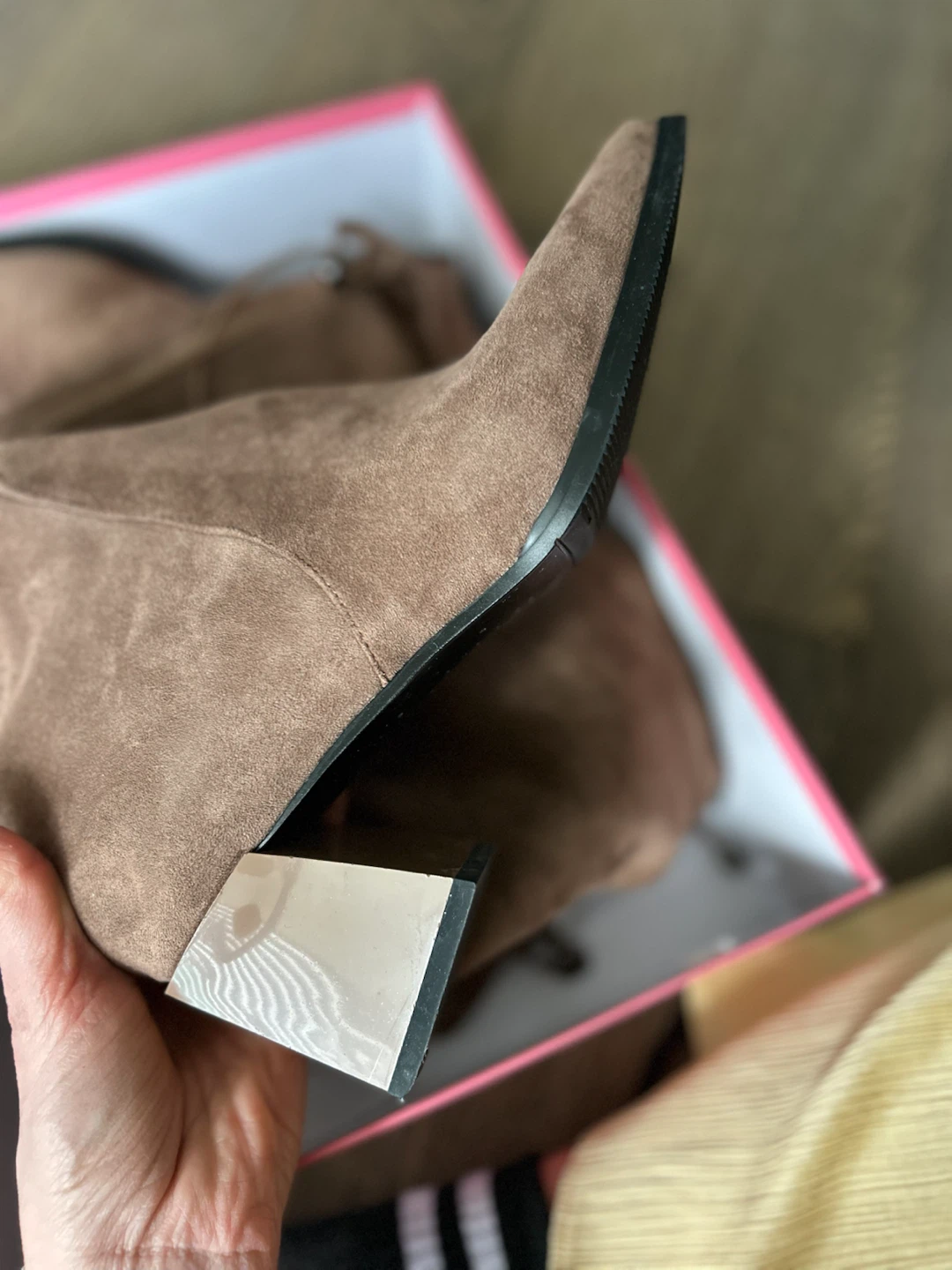 VILISIA Suede Over-the-Knee Boots