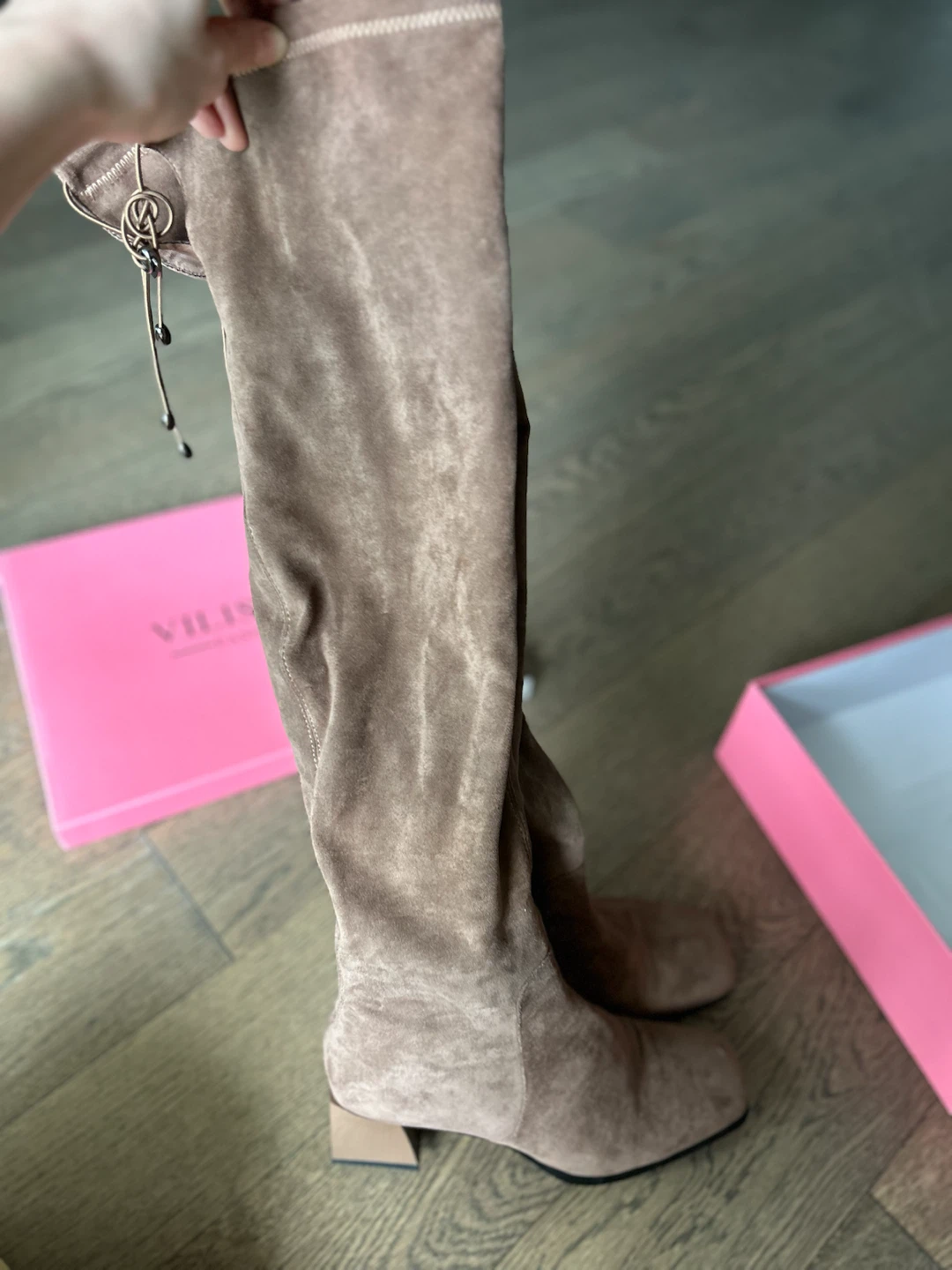 VILISIA Suede Over-the-Knee Boots - photo 4