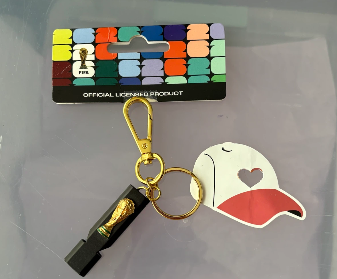 FIFA World Cup Trophy Whistle Keychain - photo 4
