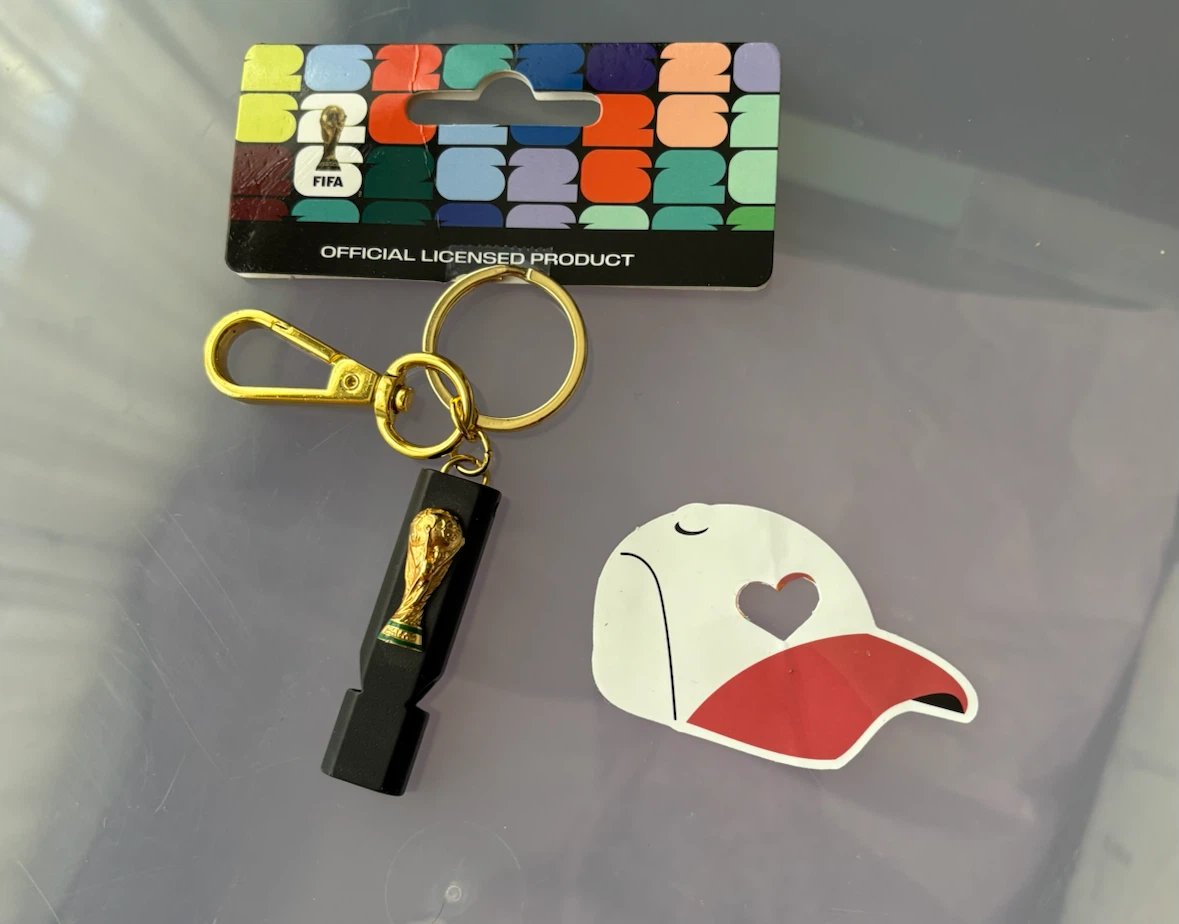 FIFA World Cup Trophy Whistle Keychain - photo 5