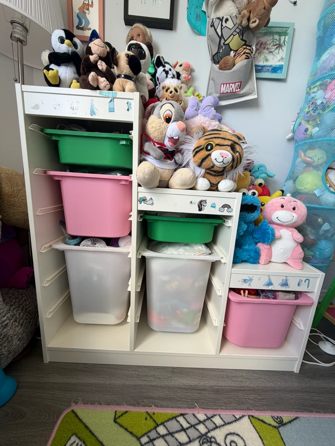 IKEA TROFAST Toy Storage Organizer with Storage Bins