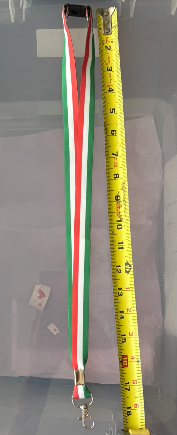 Italian Flag Lanyard - photo 4
