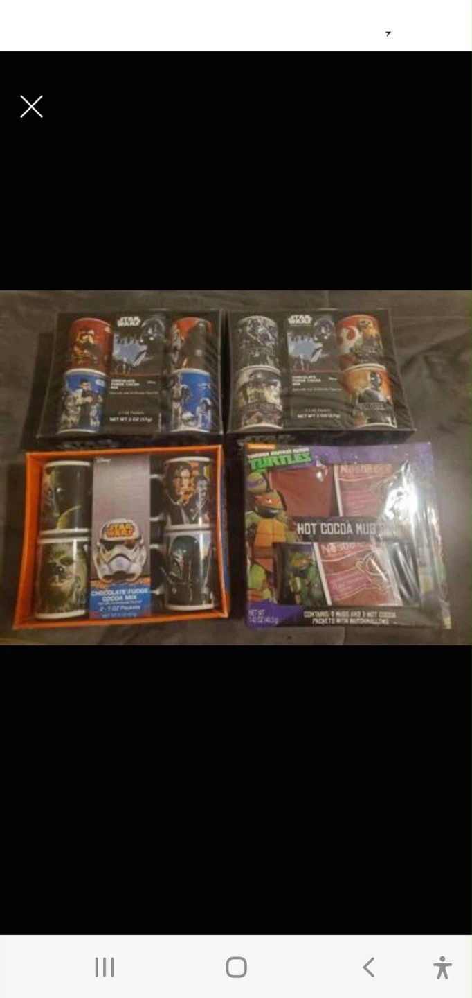 Star Wars and Teenage Mutant Ninja Turtles Hot Cocoa Mug Sets