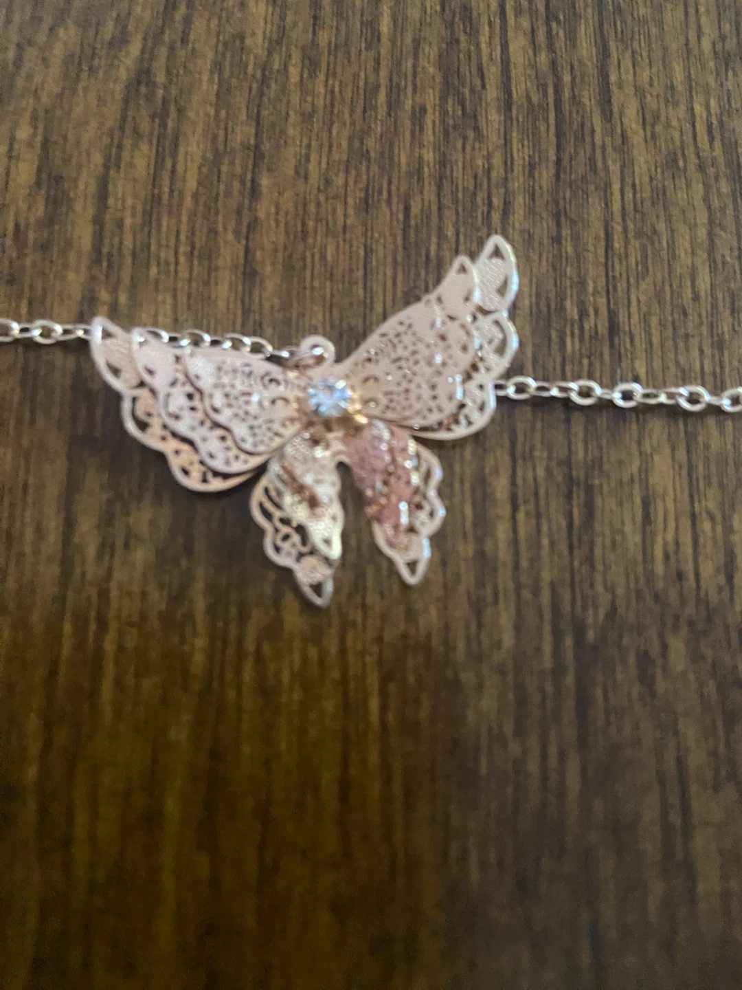 Butterfly and Leaf Metal Bookmark - photo 4