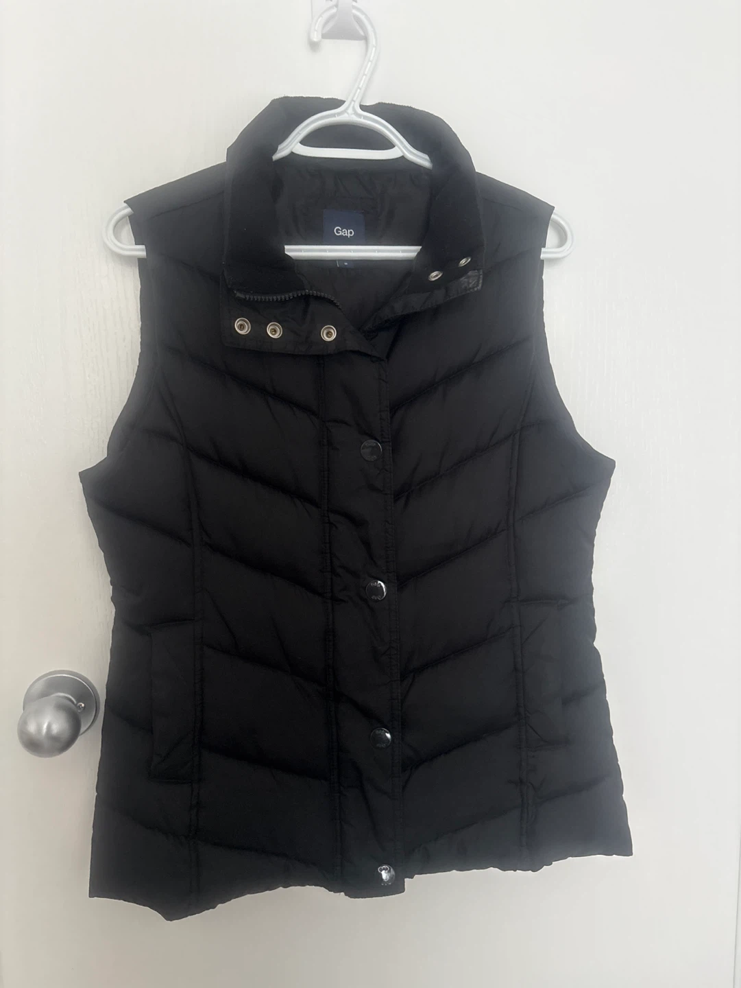 Gap Puffer Vest - Black - Size M