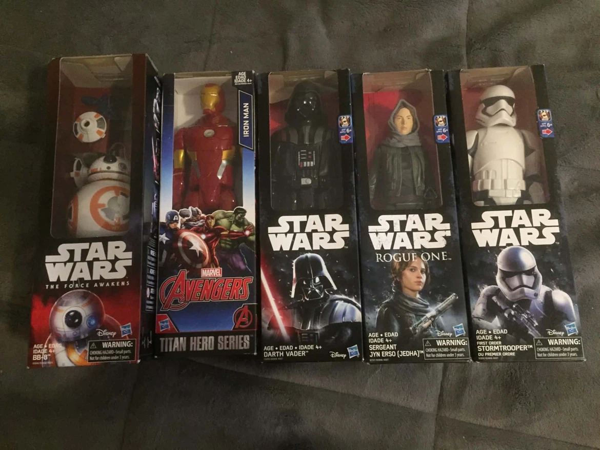 Star Wars & Marvel Titan Hero Series Action Figures