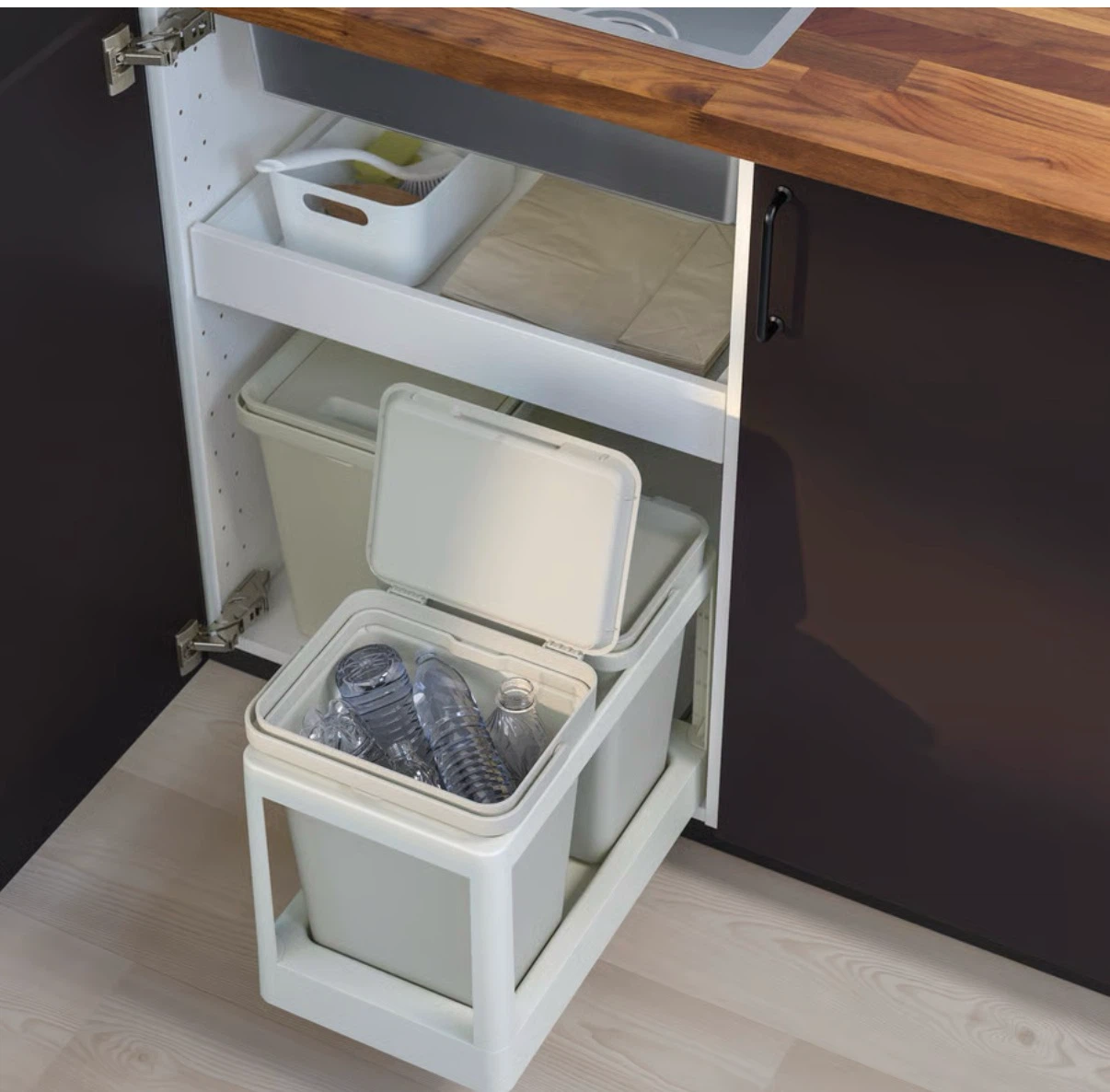 IKEA Hållbar Waste Bins with Lids - photo 2