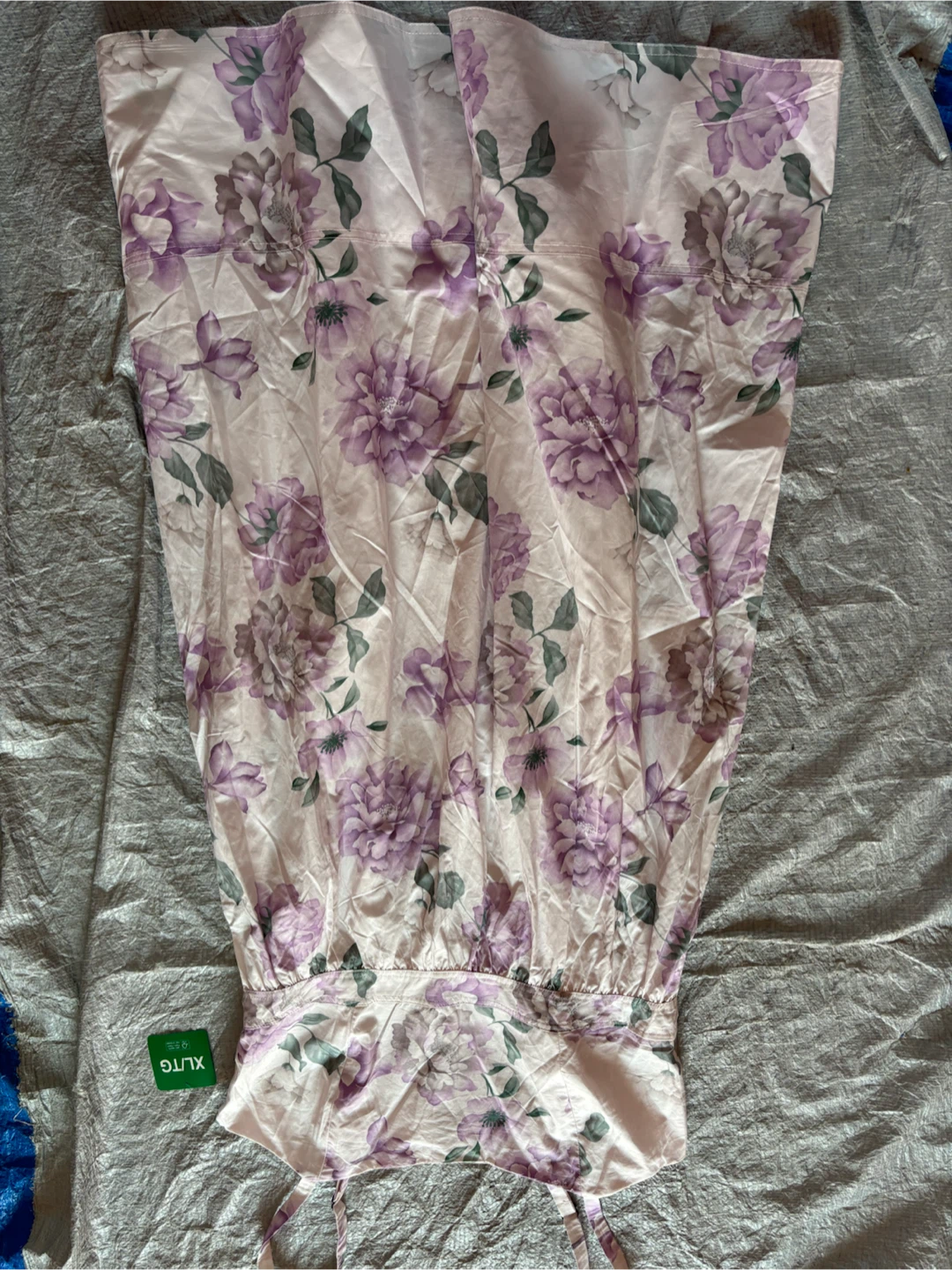 Floral Print Maxi Dress XL/TG