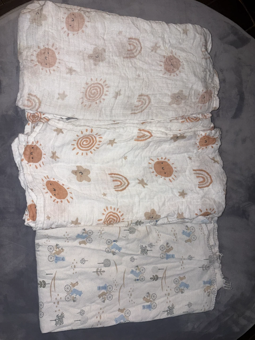 Ensemble de 14 couvertures mousseline - photo 3