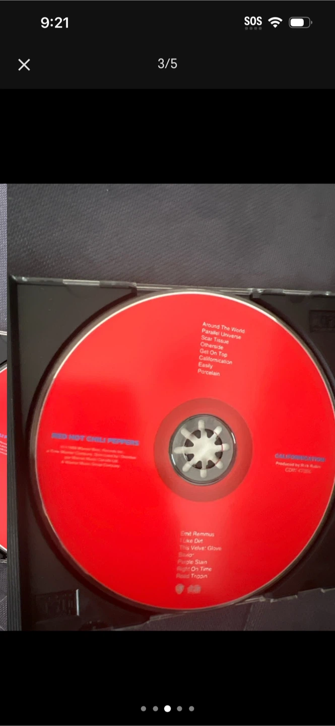 Red Hot Chili Peppers Californication CD - photo 3