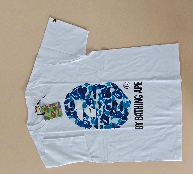 A Bathing Ape T-Shirt - White, Blue Camo - photo 2