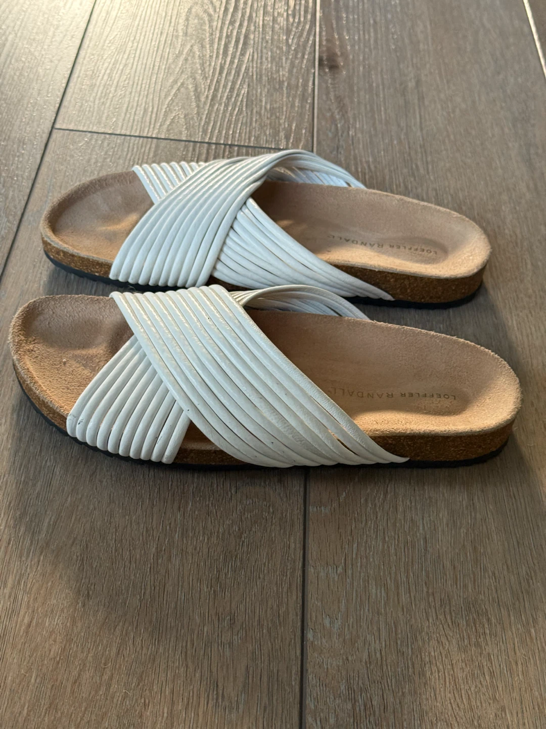 Loeffler Randall White Slide Sandals - photo 2