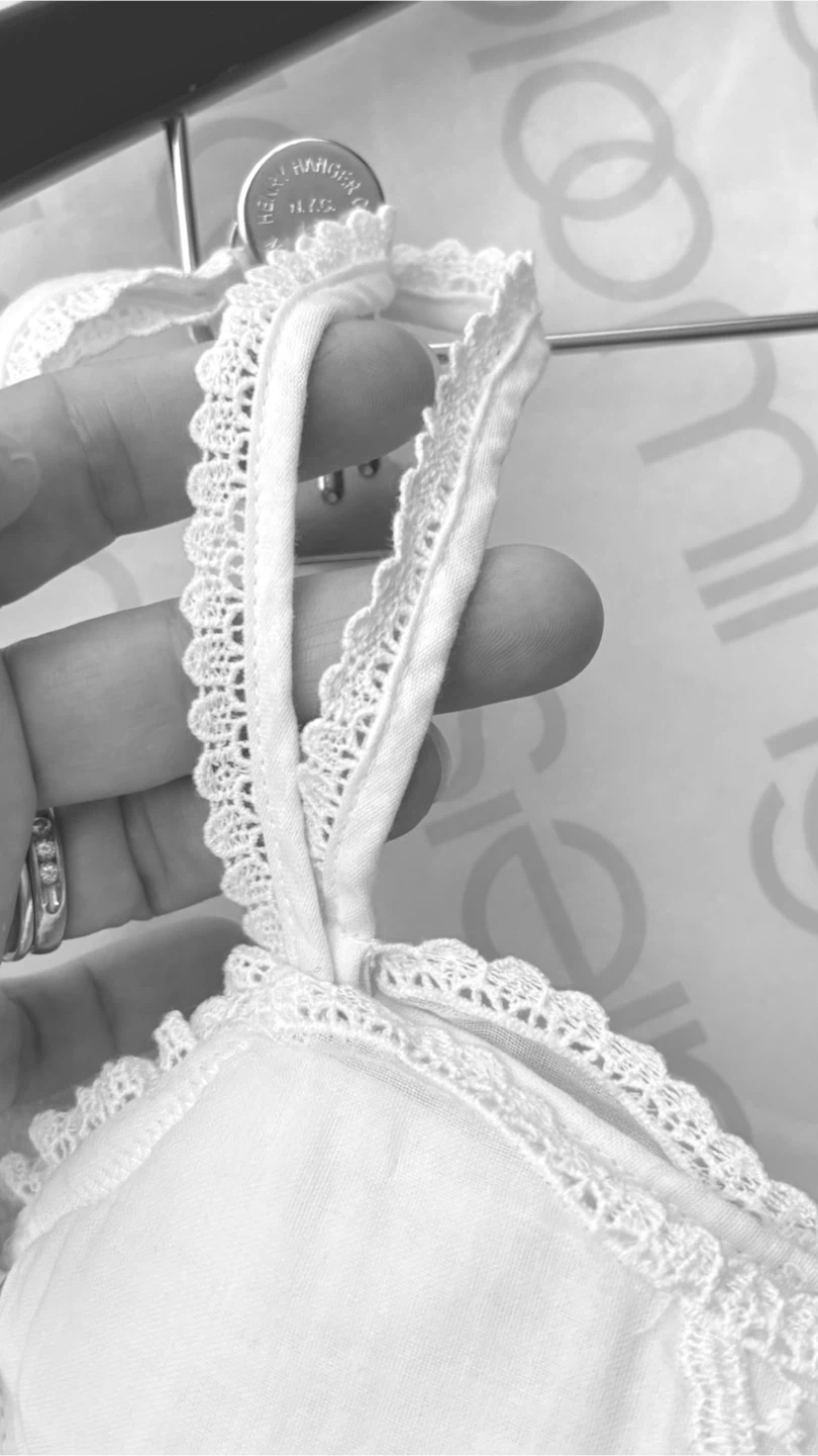 Stella McCartney White Lace Trim Bra - photo 5