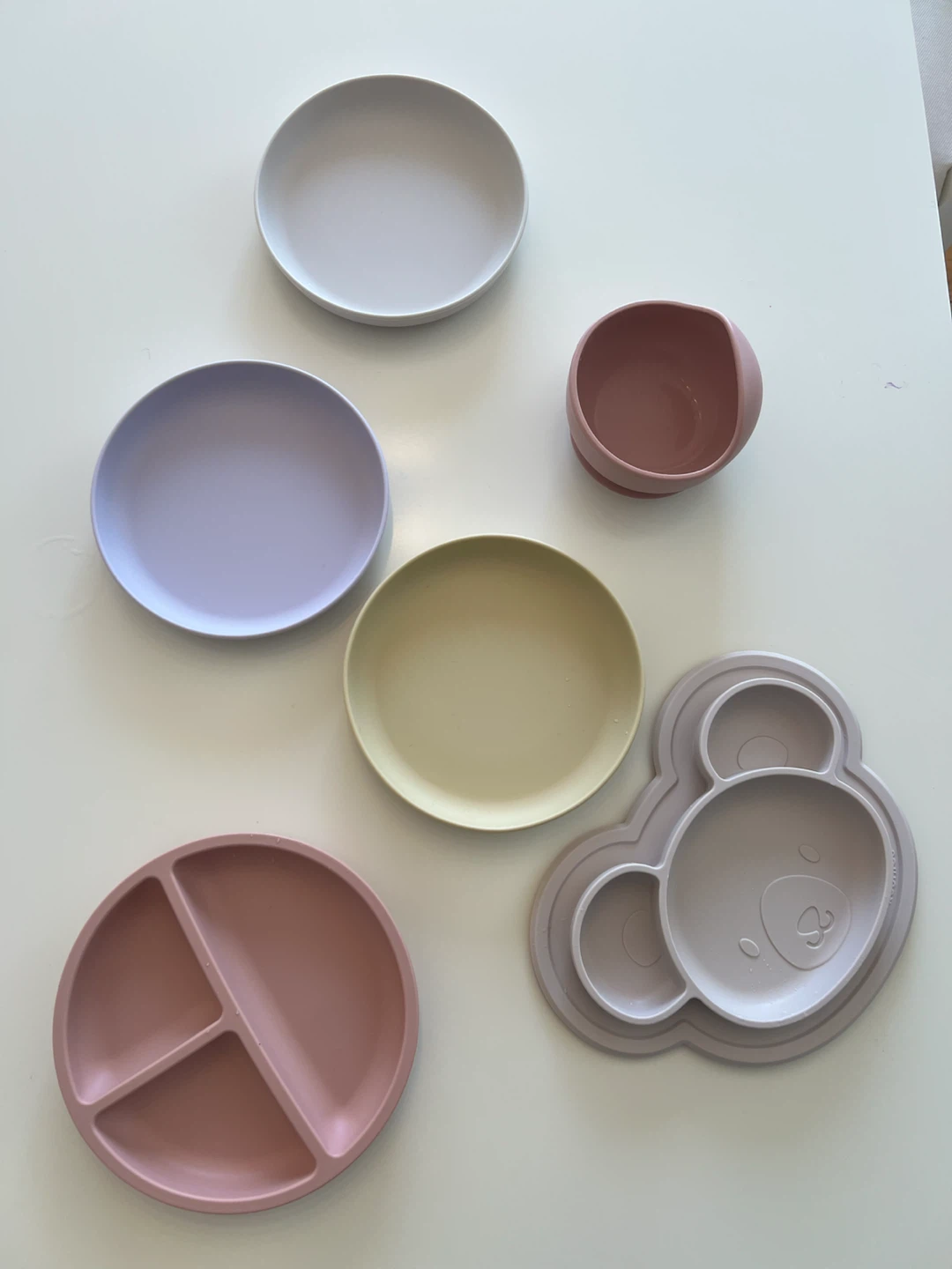 6 Silicon Suction Plates