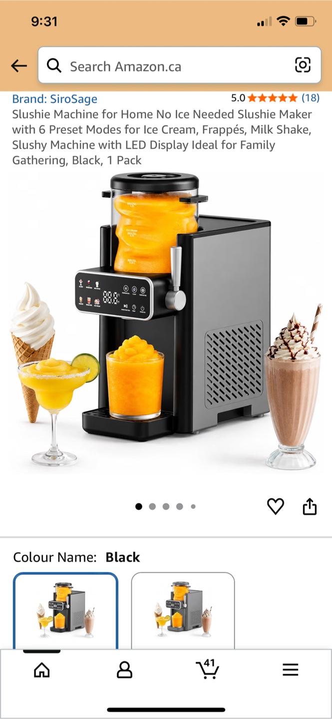 SiroSage Slushie Machine for Home