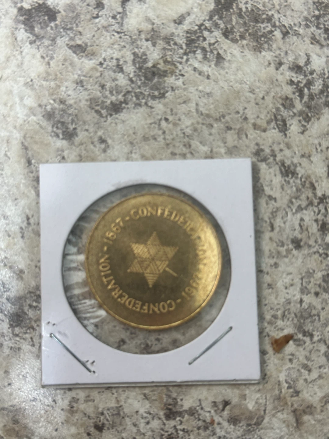 Confederation medal token 1867-1967