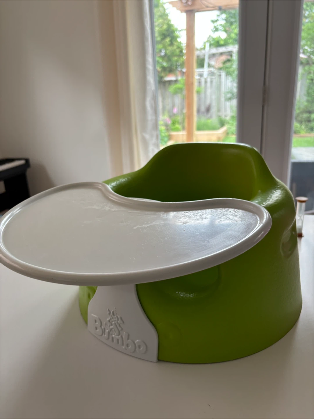 Bumbo Green Booster Seat with Tray