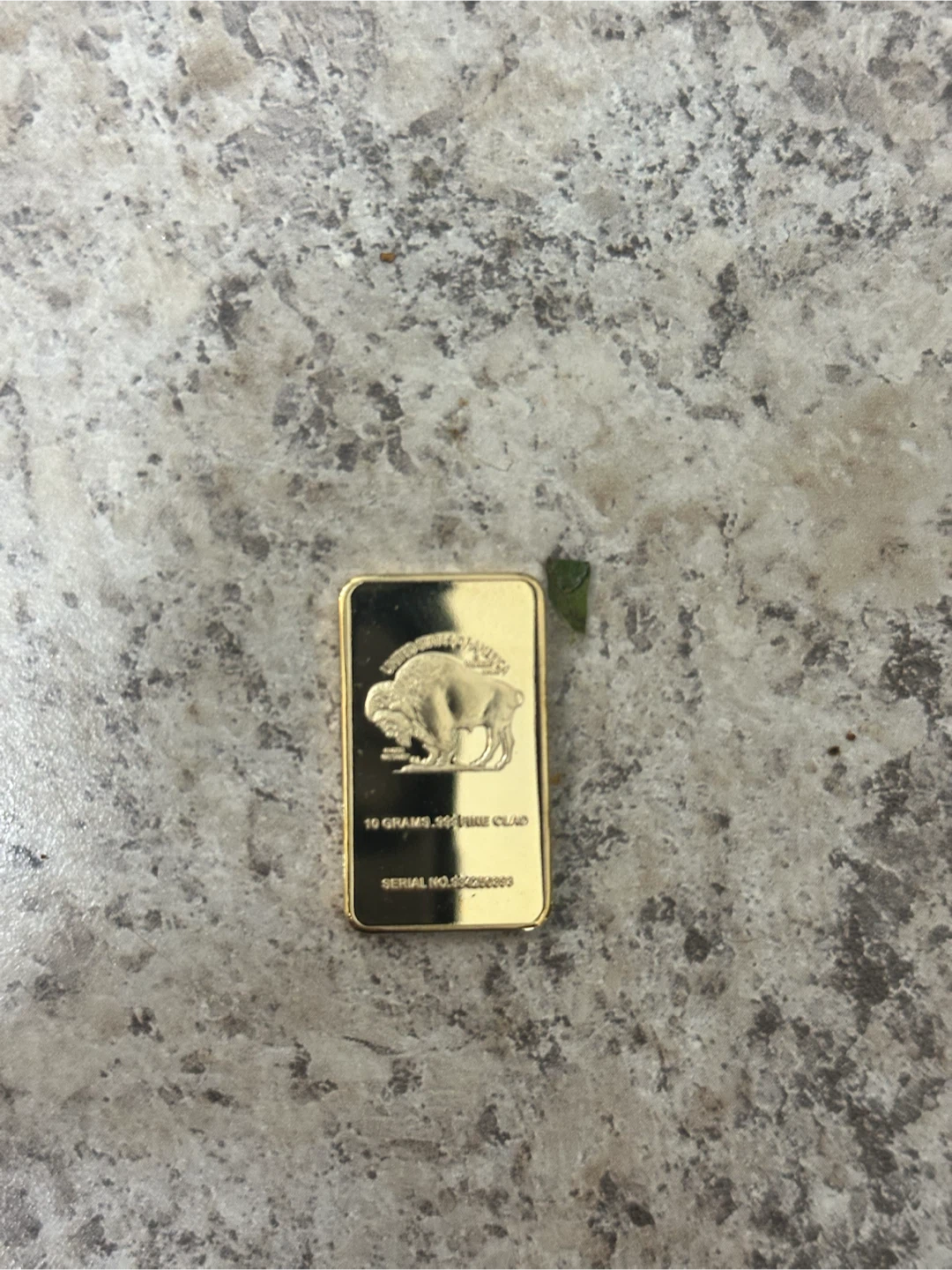 10 Gram Gold Bar - Buffalo Design