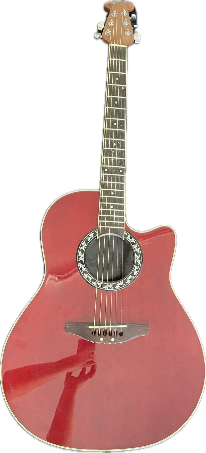 Ovation Applause Acoustic Guitar - Red