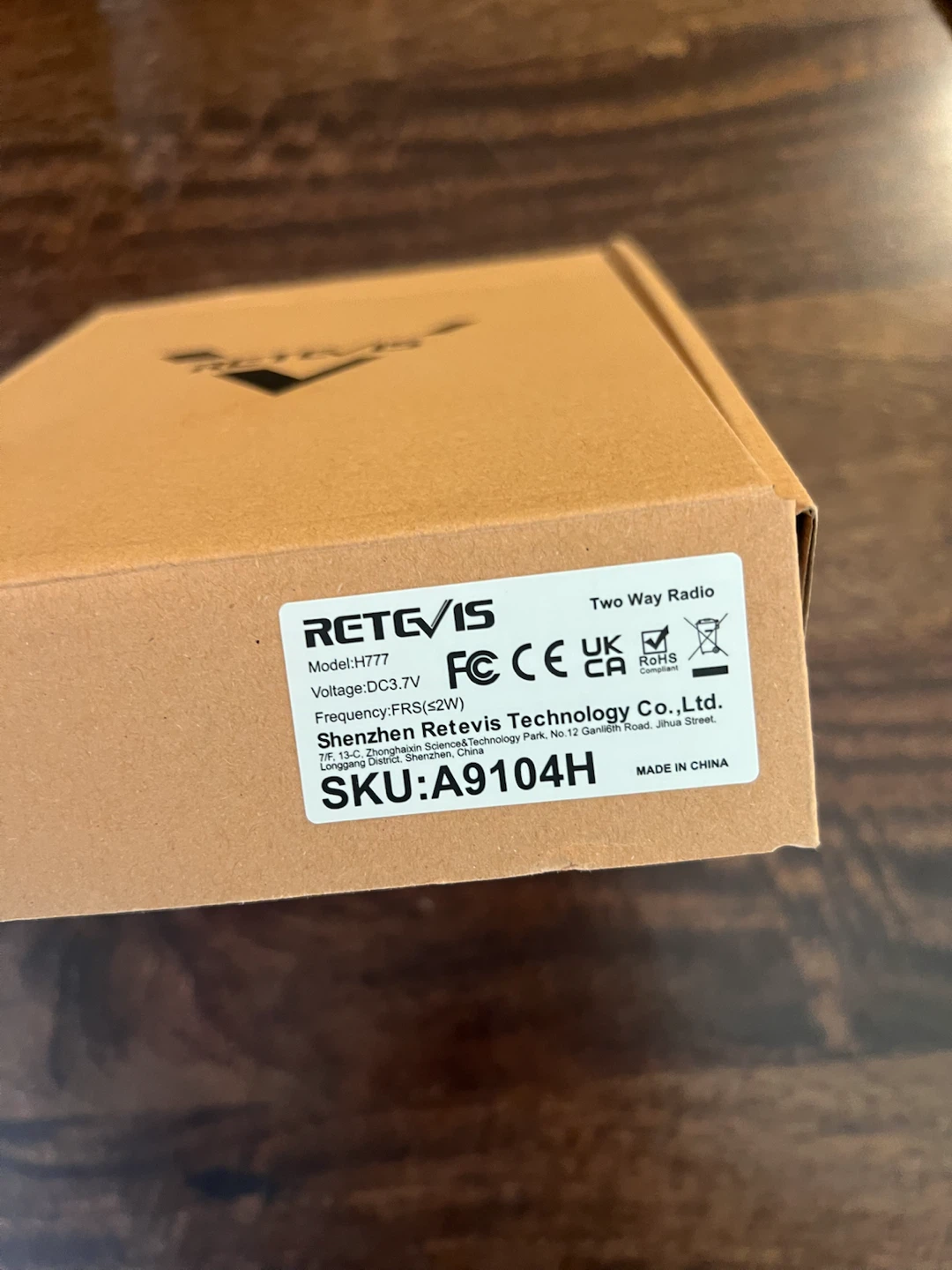 BNIB Retevis H777 Two Way Radio - photo 3