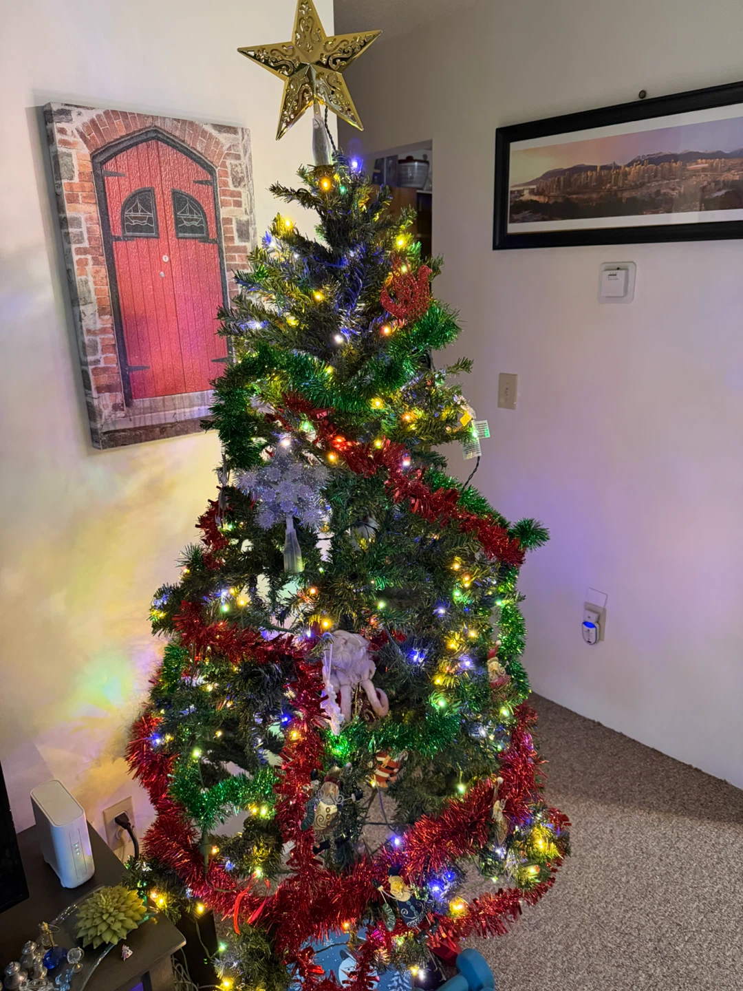 Decorated Artificial Christmas Tree - photo 2
