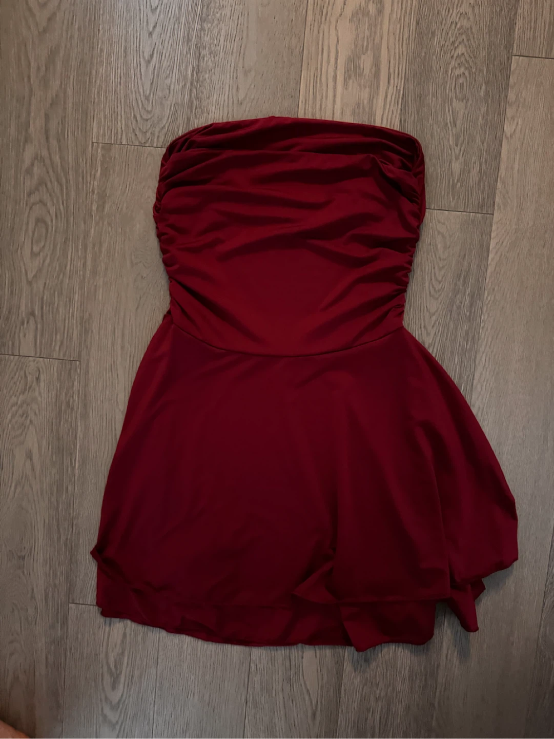 Strapless Dress - Red - Size M - photo 2