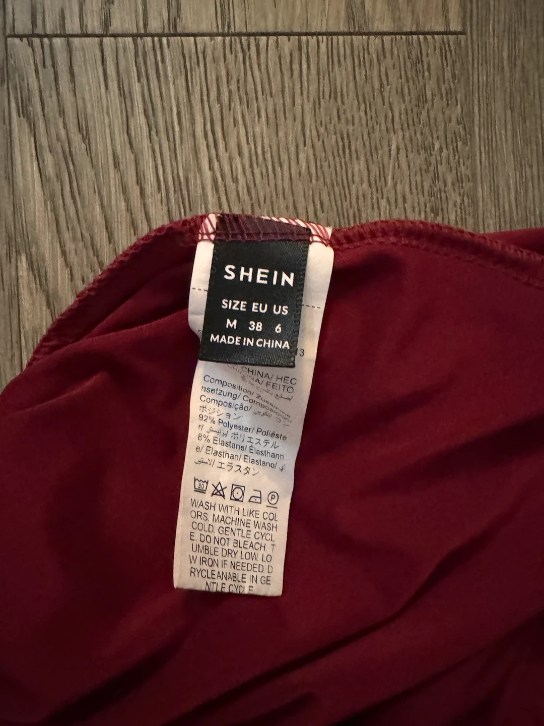 Strapless Dress - Red - Size M - photo 3