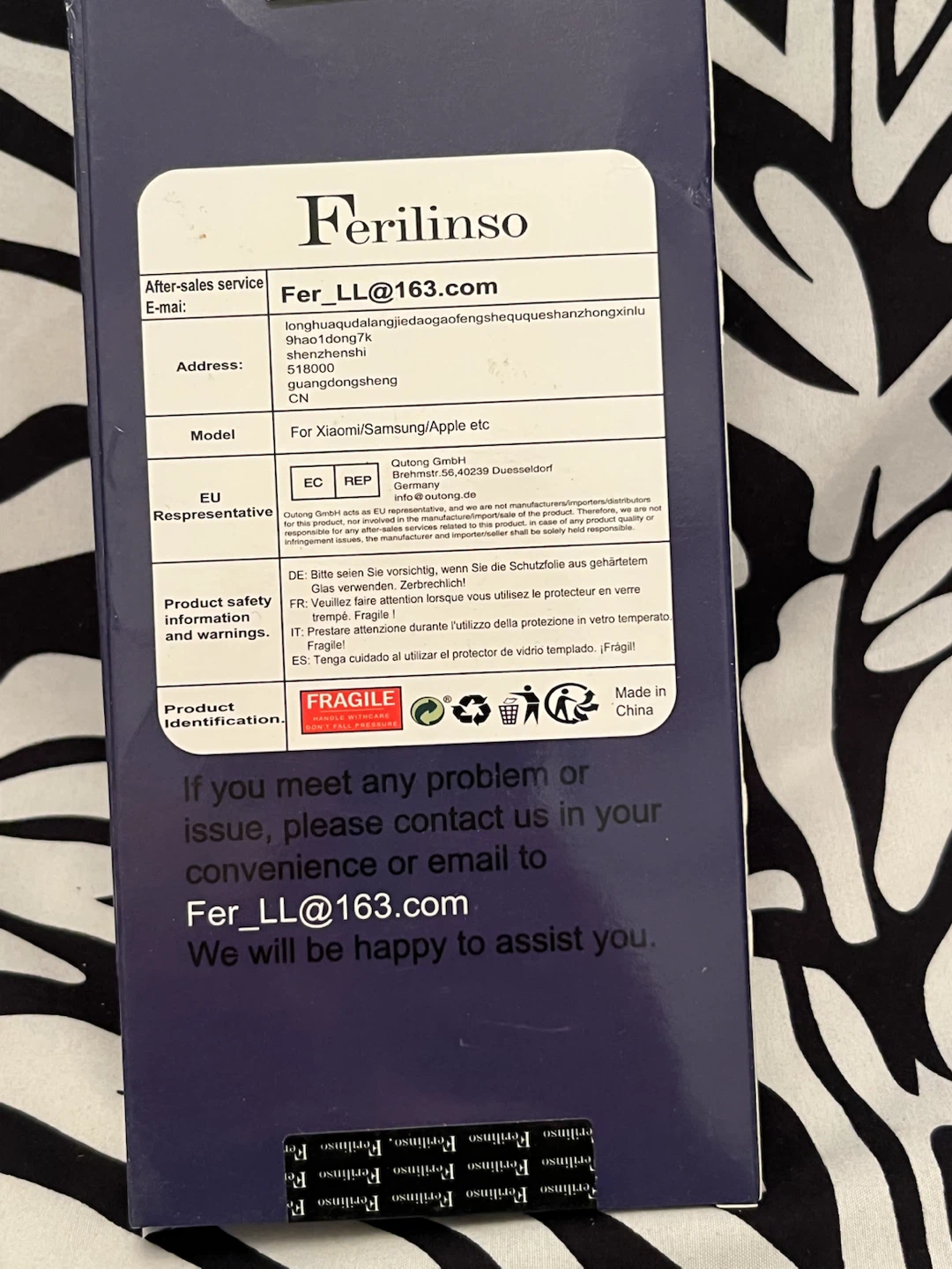 📱 Full 6 Pack Ferilinso Screen Protector Apple iPhone 16 Pro - photo 4