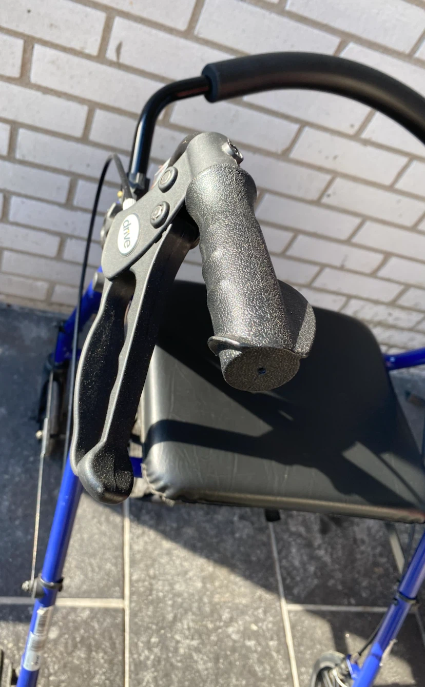 Drive Medical Blue Rollator Walker with Seat - photo 4
