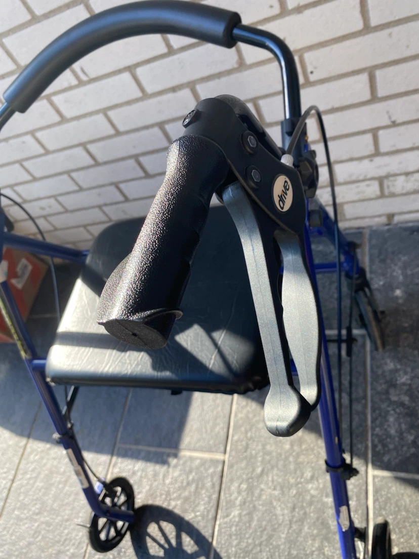 Drive Medical Blue Rollator Walker with Seat - photo 5