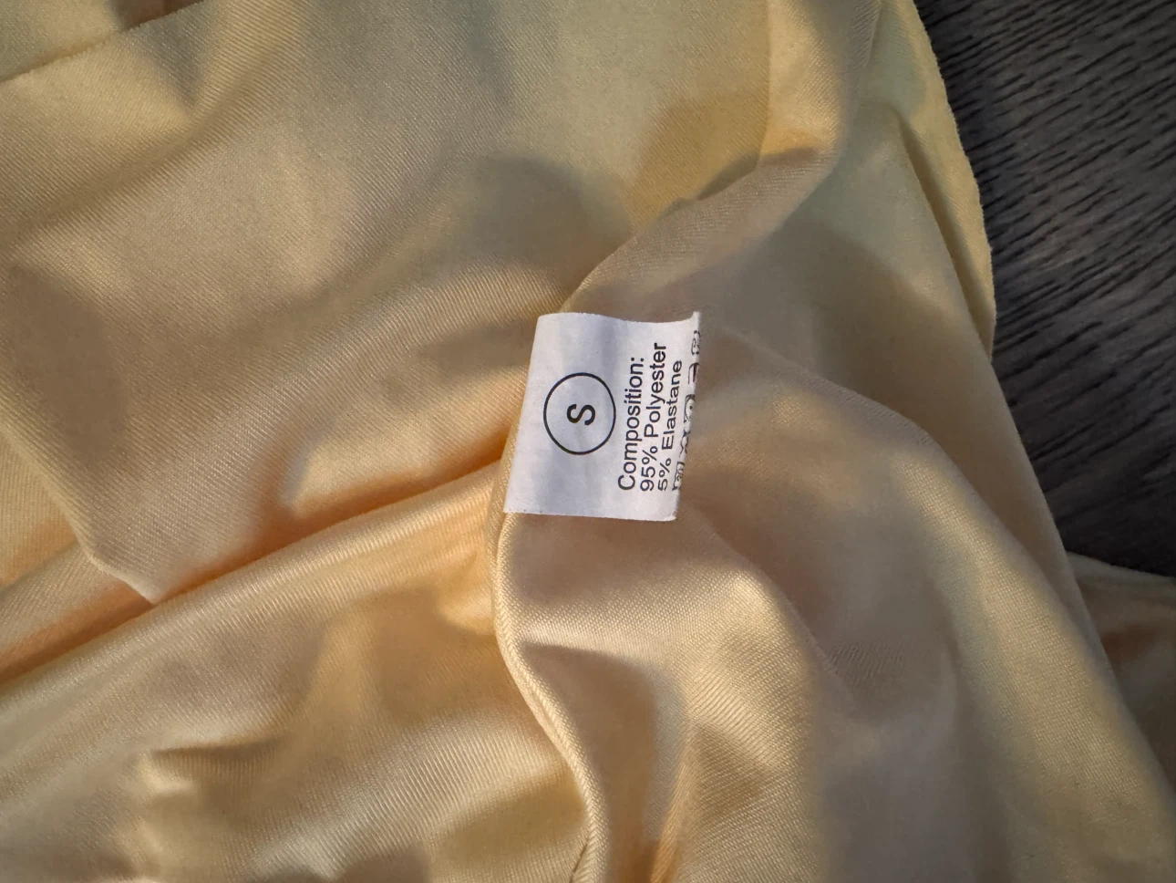 Yellow Ruched Tube Skirt - photo 3