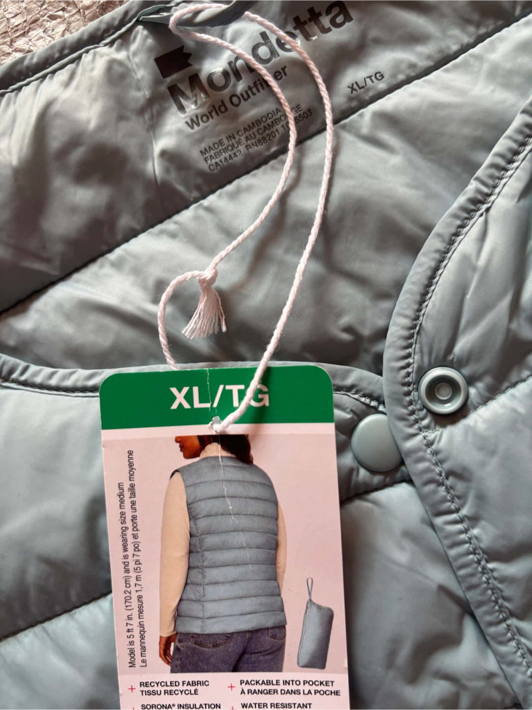 Ladies Mondetta Down-Fill Vest XL/TG - photo 3