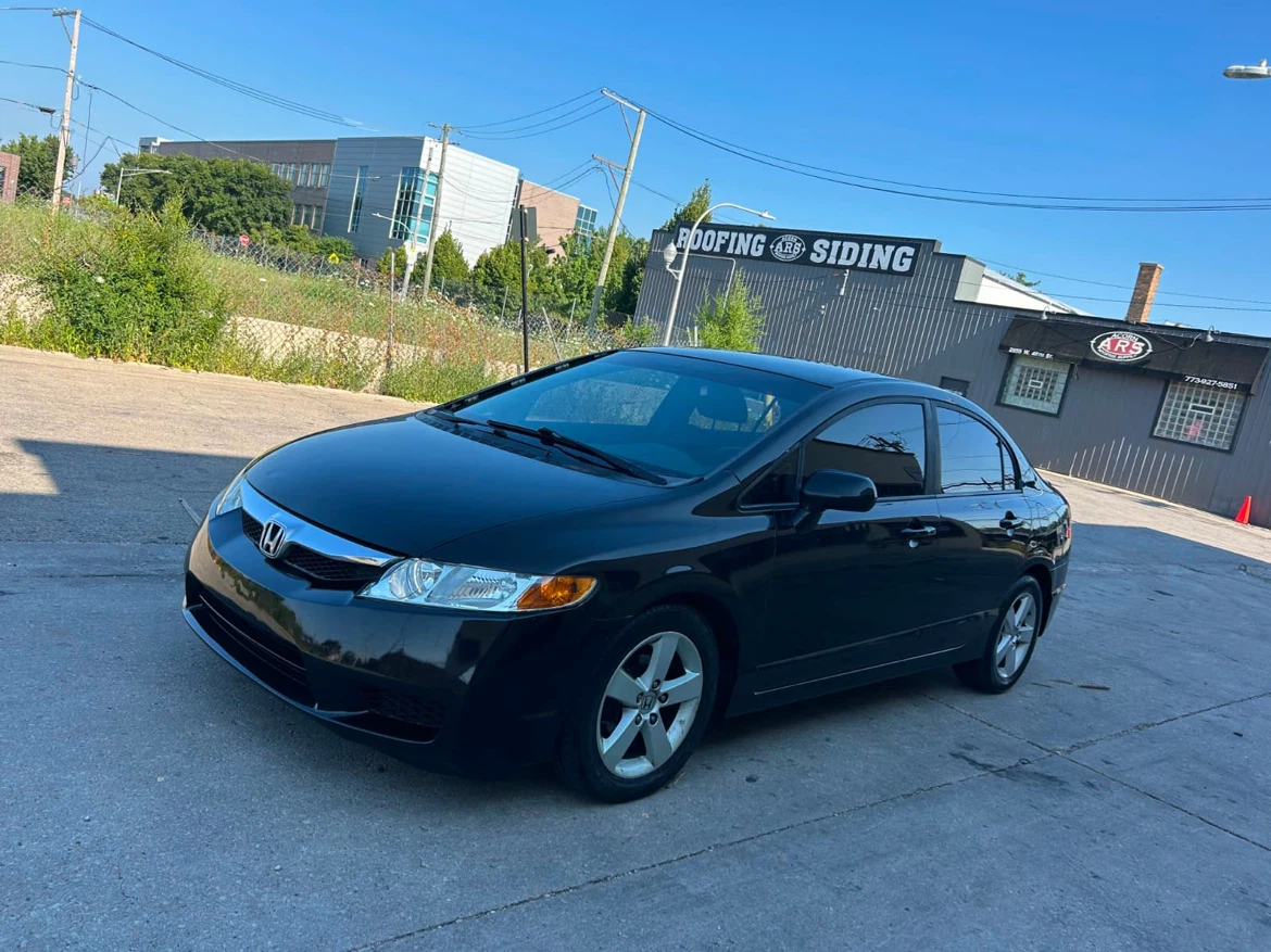 2009 Black Honda Civic Sedan 134 mil millas
