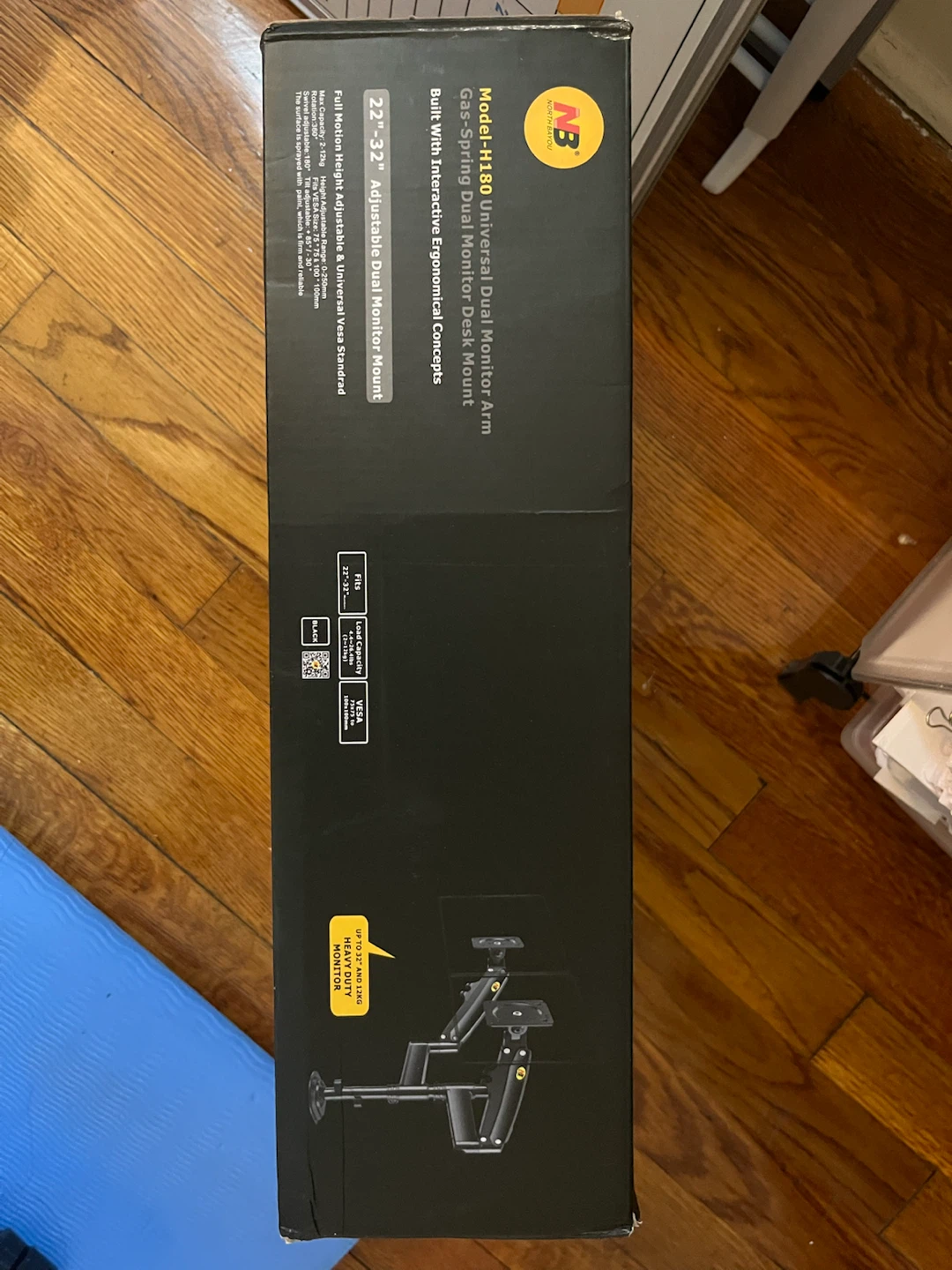NB H180 Dual Monitor Desk Mount