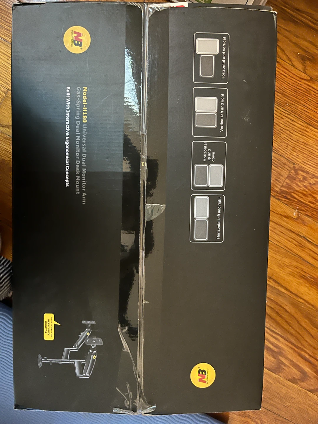 NB H180 Dual Monitor Desk Mount - photo 2