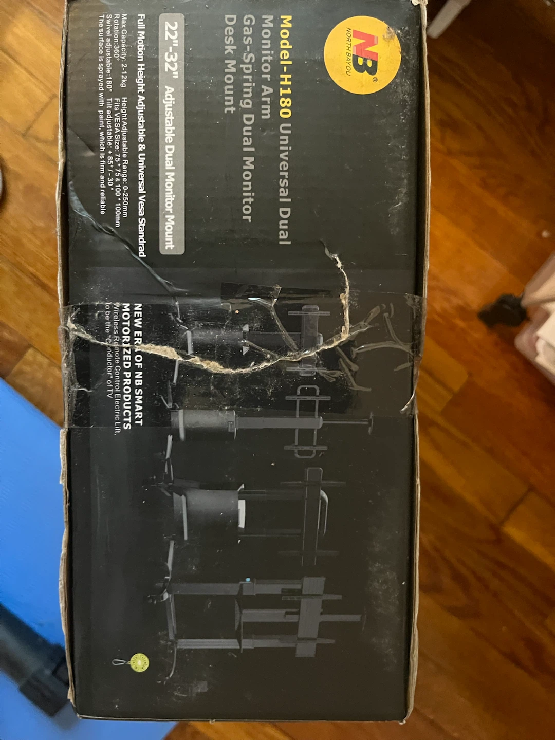 NB H180 Dual Monitor Desk Mount - photo 3