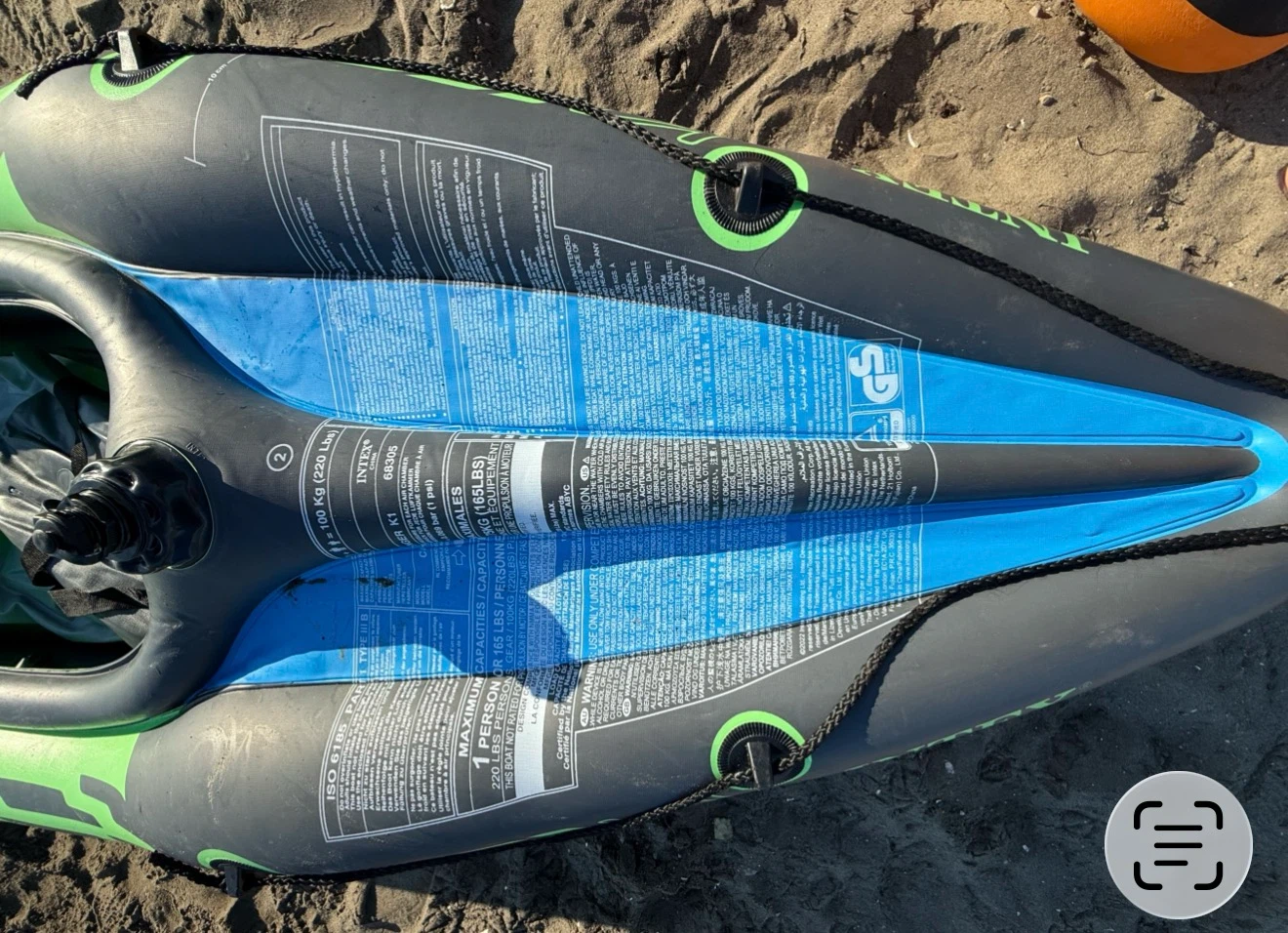 Intex Challenger K1 Inflatable Kayak - photo 3
