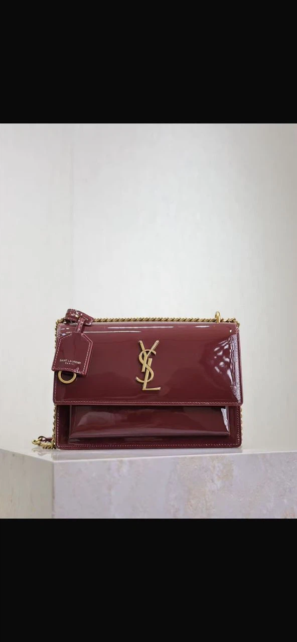 YSL SUNSET red shoulder bag - photo 2