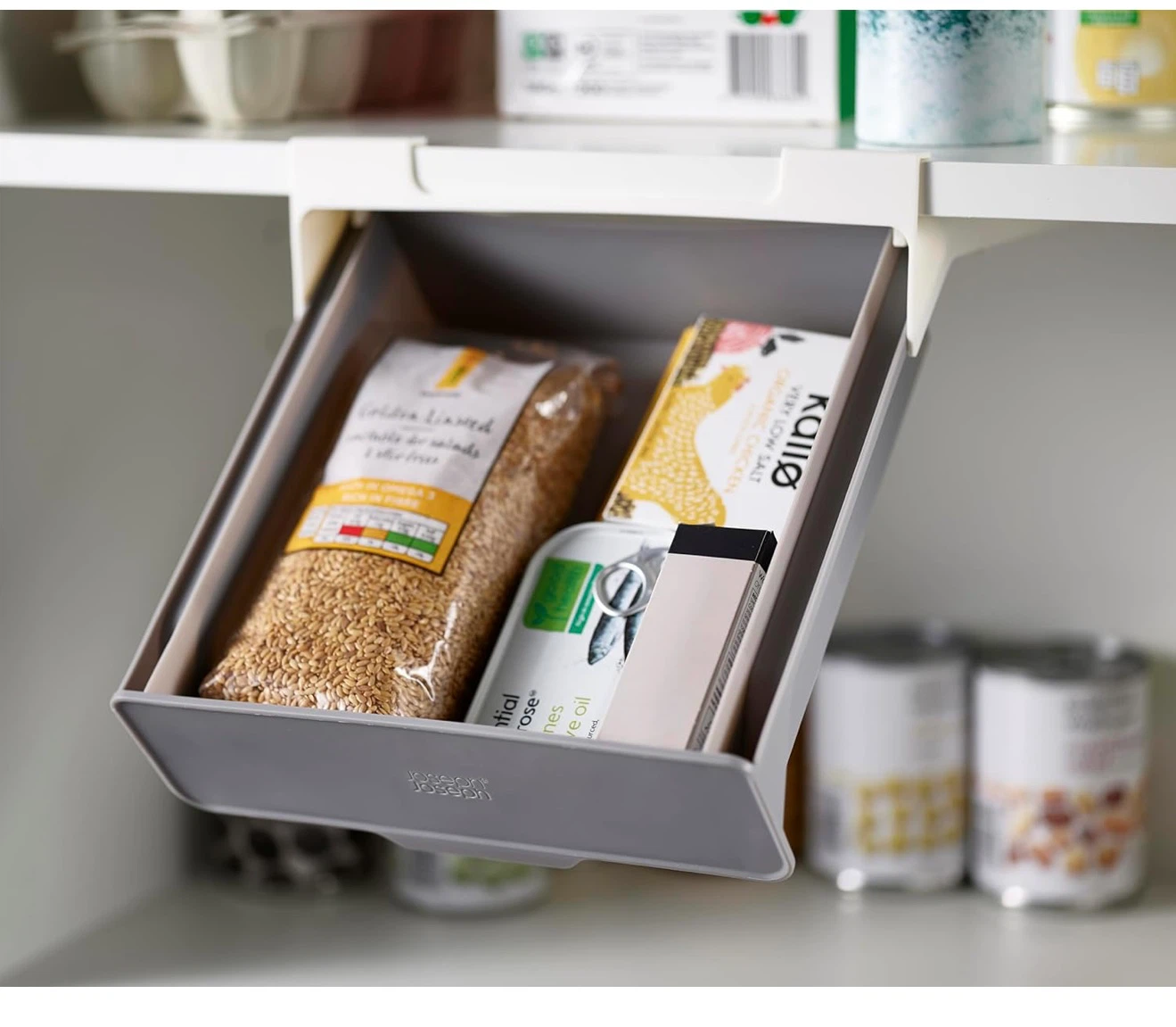 Under Shelf Drawer Kitchen Cabinet Storage Organizer - photo 2